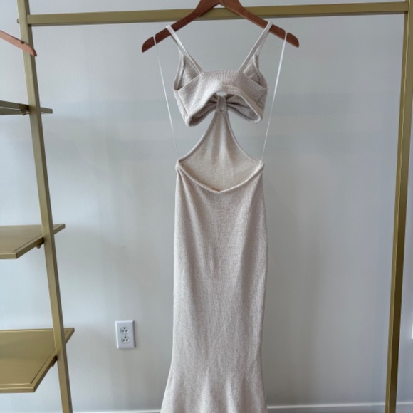 Cult Gaia SERITA MAXI DRESS Off-White Size XS - Picture 8 of 9
